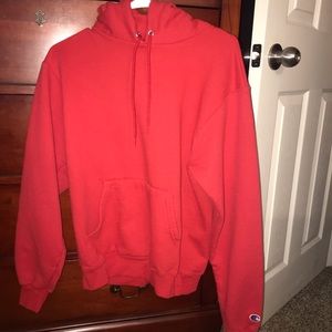 Red Champion Hoodie